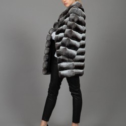 Chinchilla Fur Coat 