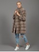 Mink Fur Coat - Dark Beige 