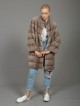Mink Fur Coat - Dark Beige 