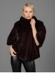 Mink Jacket Burgundy