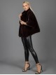 Mink Jacket Burgundy