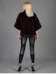 Mink Jacket Burgundy